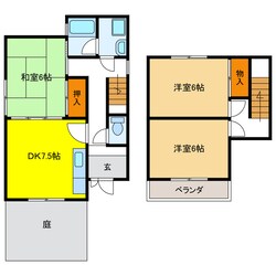 ＩＷＡＴＡコートハウスの物件間取画像